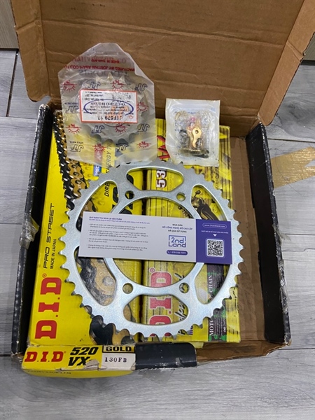 Nhông sên đĩa did xring chain & sprocket kit - Ngoại hình: 97% - Kèm Box