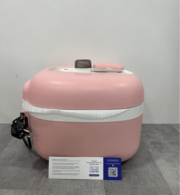 Nồi áp suất điện Hawonkoo PCH-500-GR 5 lít - Công suất 1000W - Màu hồng - Ngoại hình 99% - Openbox ( chưa qua sử dụng )