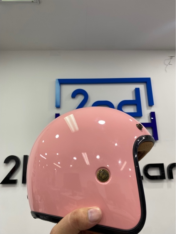 Nón 3/4 Bulldog 4U - Màu hồng - Ngoại hình: 99% - Kèm túi - Tag