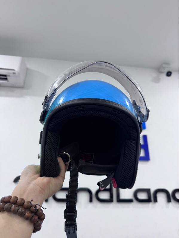 Nón 3/4 Cromo 383A - Màu xanh - Ngoại hình 98% - Kèm box