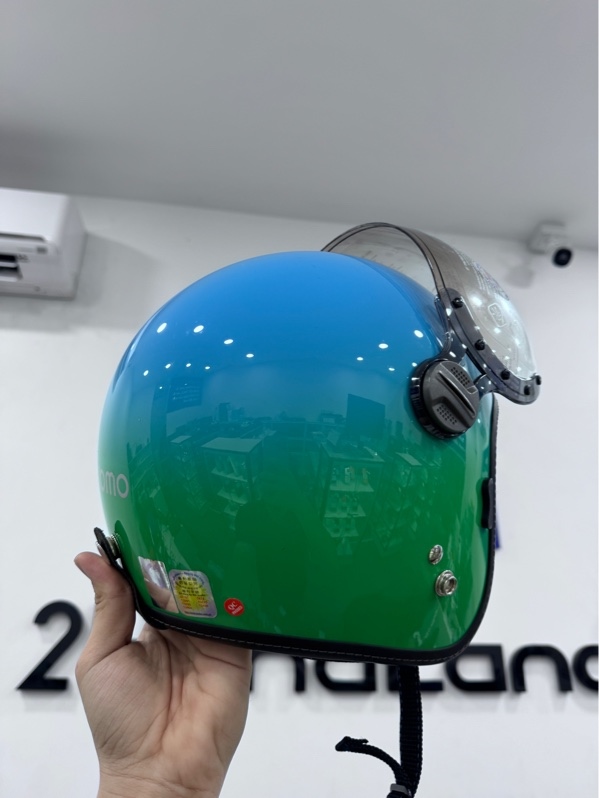 Nón 3/4 Cromo 383A - Màu xanh - Ngoại hình 98% - Kèm box