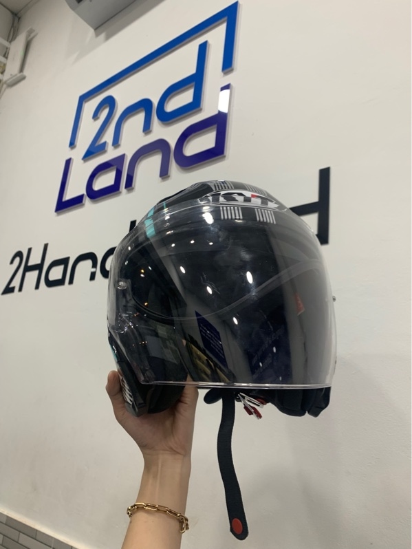 Nón 3/4 KYT NFJ Radar - Màu đen - Ngoại hình: 97% - Body
