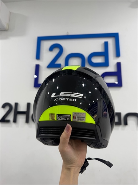 Nón 3/4 LS2 OF600 Copter - size M - Màu đen - Ngoại hình 98% - Body 2