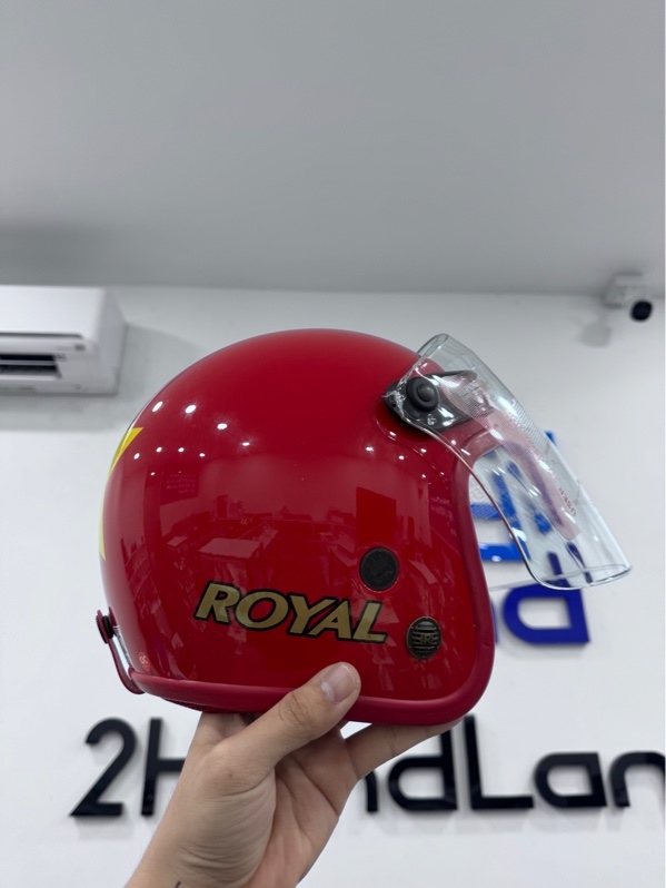 Nón 3/4 Royal M139 - size XL - Màu đỏ - Ngoại hình 98% - Kèm box, túi đựng