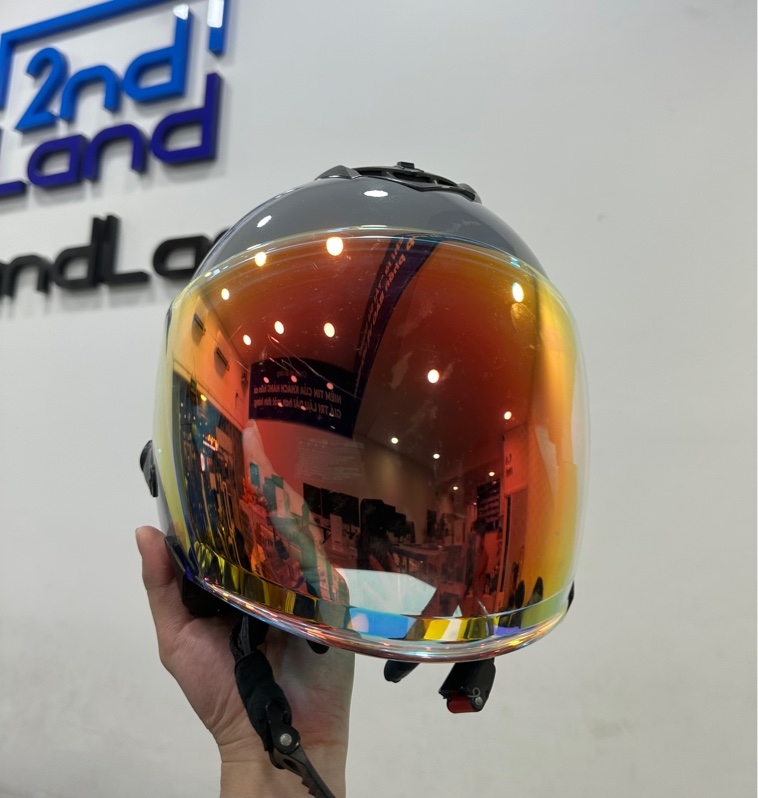 Nón 3/4 Royal M979 2 Kính - Màu xám - Ngoại hình 97% - Kèm 1 kính đi đêm