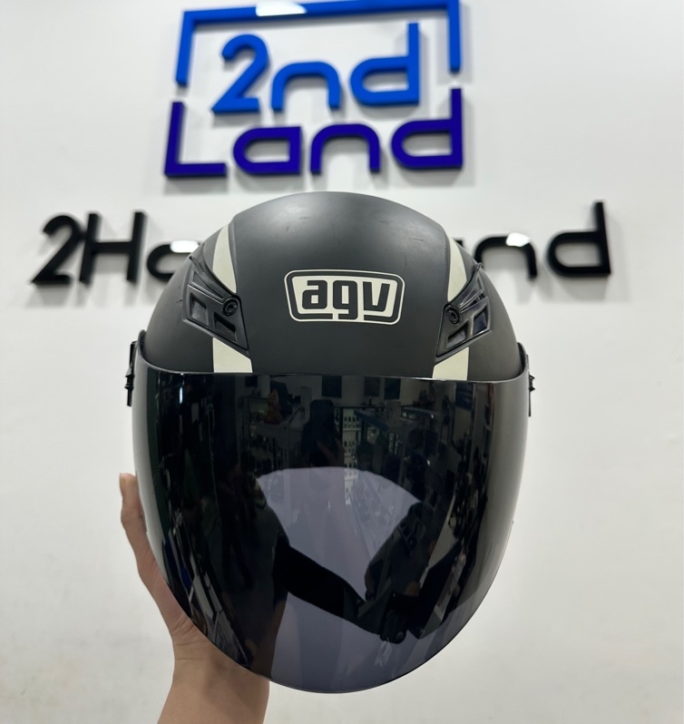 Nón bảo hiểm 3/4 AGV BLADE ( OP03 ) - Size L - Màu đen - Ngoại hình 97% - Body