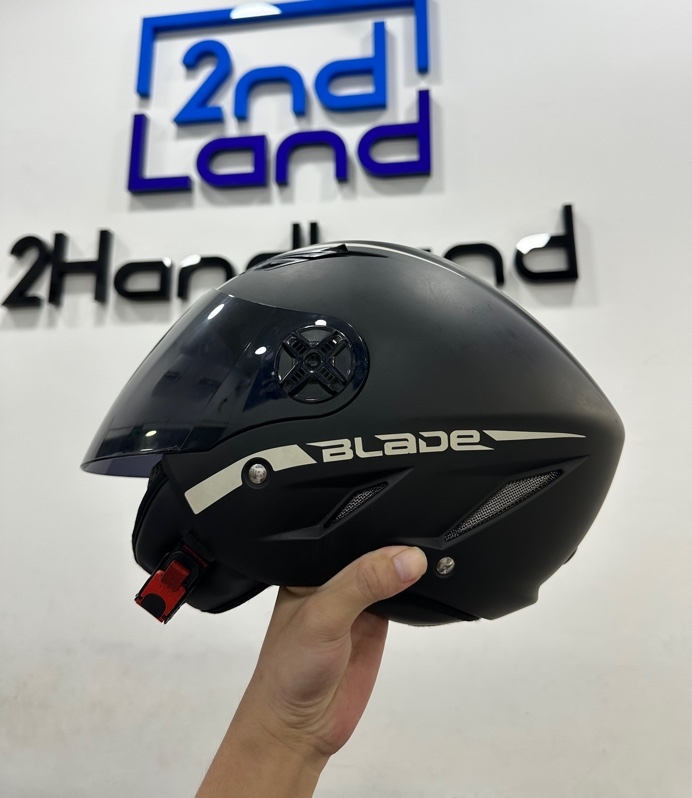 Nón bảo hiểm 3/4 AGV BLADE ( OP03 ) - Size L - Màu đen - Ngoại hình 97% - Body