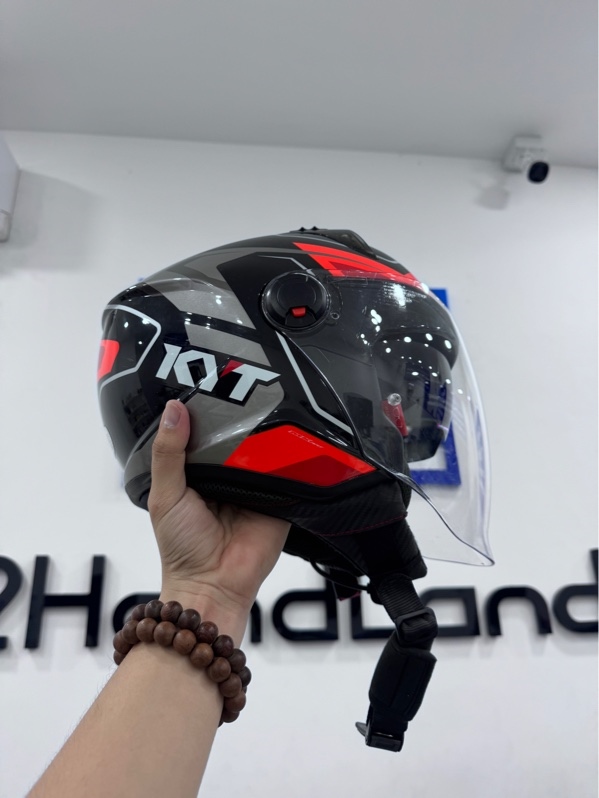 Nón bảo hiểm 3/4 KYT CASCO KYT D-CITY OVERTECH - size M - Màu cam đen - Ngoại hình 97% - Trầy xước - Fullbox ,kèm tai nghe bluetooth mũ bảo hiểm Y10