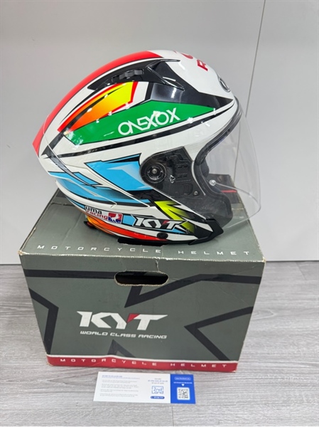 Nón bảo hiểm 3/4 KYT NFJ Simone Corsi Kasama Doniel - Size 2XL - Ngoại hình 97% - Mốc đệm nhẹ, trầy kính ngoài - Box 2