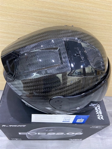 Nón bảo hiểm 3/4 LS2 Infinity 2 Carbon - Size L (59-60) - Màu đen - Ngoại hình: 98% - Kèm box + kính trong + túi vải 2