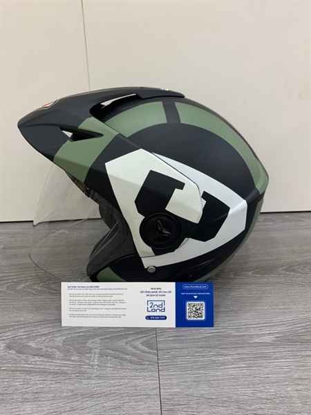 Nón bảo hiểm 3/4 Yohe 887 - Size L - Màu đen - Ngoại hình: 97% - Trầy sơn - Body 1