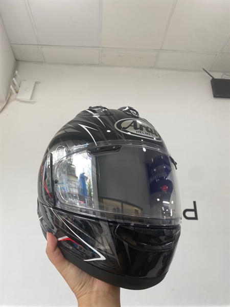 Nón Bảo Hiểm Fullface Arai RX7X Radical - Đen - Size S - 55.56cm - Ngoại hình: 97% - Kèm túi 1