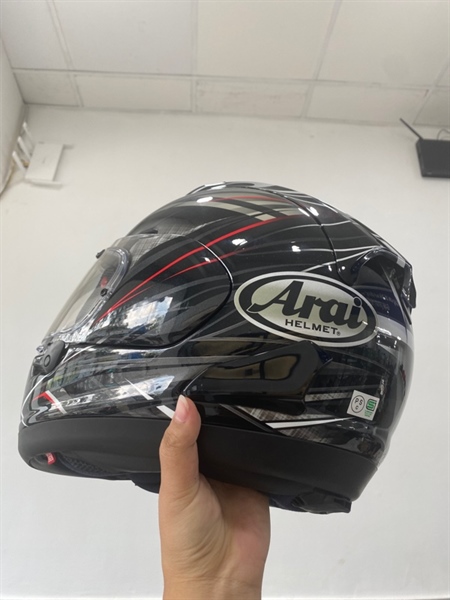 Nón Bảo Hiểm Fullface Arai RX7X Radical - Đen - Size S - 55.56cm - Ngoại hình: 97% - Kèm túi 2