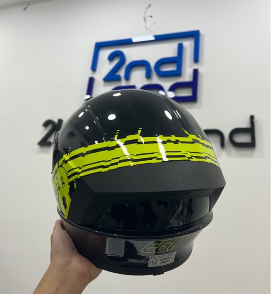 Nón bảo hiểm FullFace EGO e8 - Size M - Màu đen - Ngoại hình 98% - Body - Kèm túi đựng 3