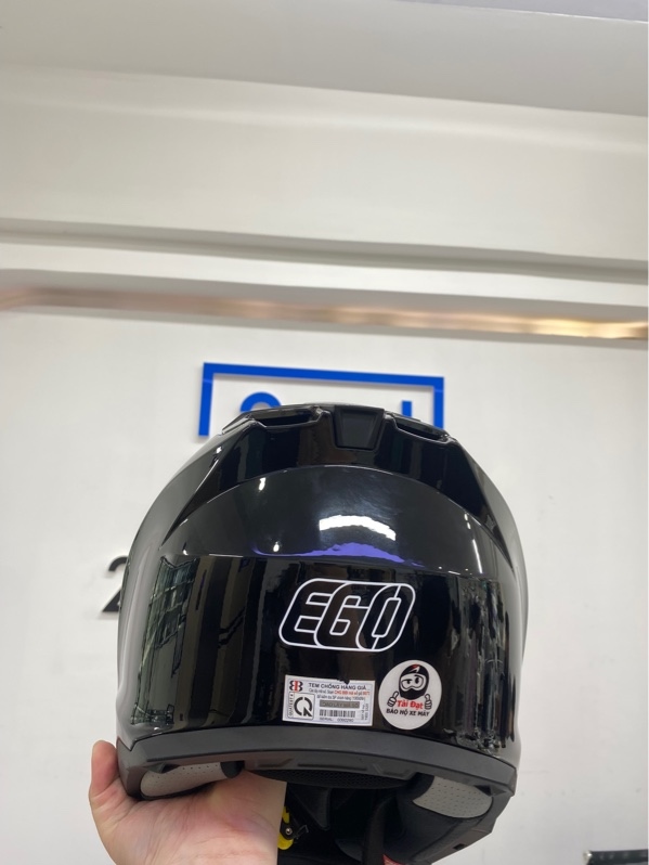 Nón bảo hiểm Fullface ego e82 - Màu đen - Ngoại hình 98% - Kèm túi