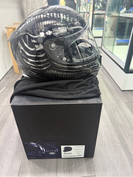 Nón bảo hiểm Fullface HJC RPha 11 Eliens - Size M - Màu đen - Ngoại hình 98% - FullBox 1