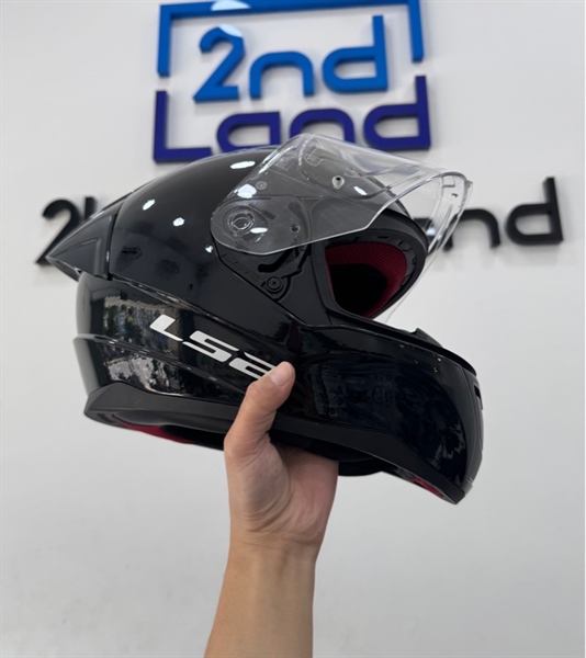 Nón bảo hiểm Fullface LS2 Rapid FF353 - Size XL - Màu đen - Ngoại hình 97% - Kèm túi 1
