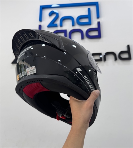 Nón bảo hiểm Fullface LS2 Rapid FF353 - Size XL - Màu đen - Ngoại hình 97% - Kèm túi 2
