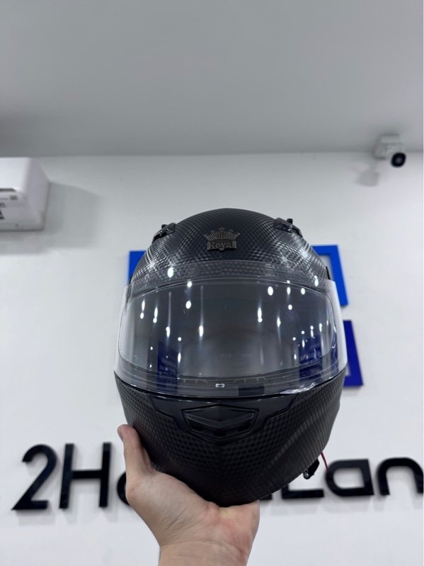 Nón bảo hiểm FullFace M179 - Size XXL - Màu đen - Ngoại hình 97% - Trầy xước - Kèm túi đựng