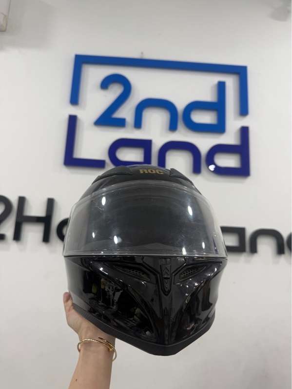 Nón bảo hiểm Fullface ROC R05 - size M - Màu đen - Ngoại hình 97% - Body