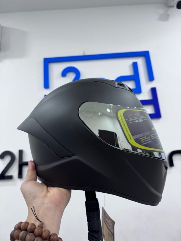 Nón bảo hiểm Fullface Royal M266 - size XL - Màu đen - Ngoại hình 98% - túi đựng