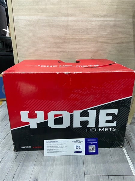 Nón bảo hiểm Fullface Yohe FF978 - Size M - Màu xanh đen - Ngoại hình: 97.5% - Kèm Box 2