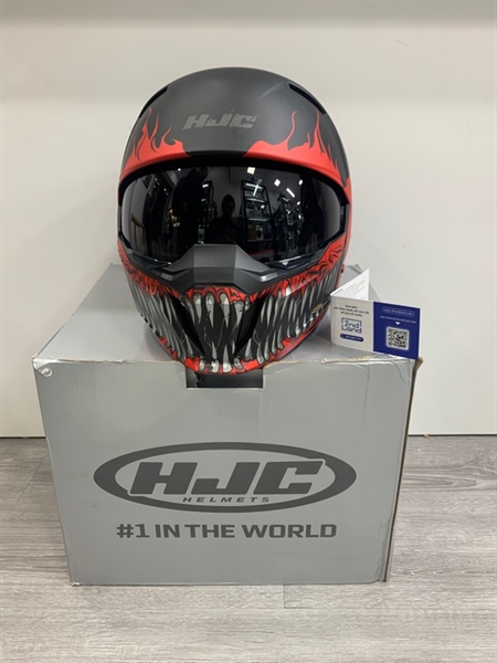 Nón bảo hiểm HJC i20 Scraw MC1SF - Size L - Màu đen đỏ - Ngoại hình: 98% - Box 1