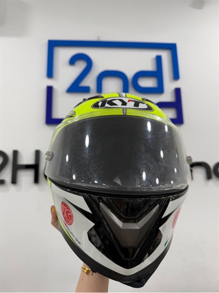 Nón bảo hiểm KYT FullFace Falcon Aleix Espargaro Blue - Màu xanh - Ngoại hình 97% - Trầy - Body