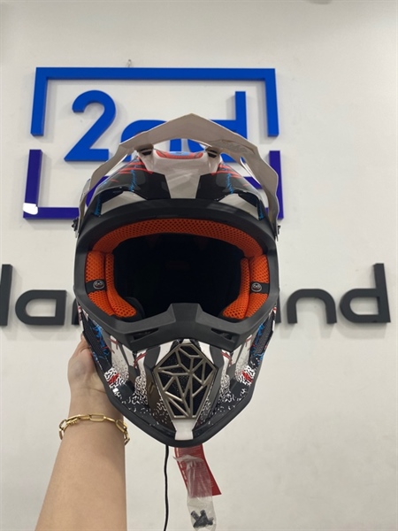 Nón bảo hiểm LS2 Fast - Model MX437 - Màu đen đỏ - Ngoại hình 98% - Body