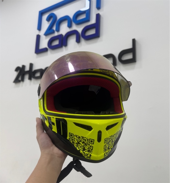 Nón bảo hiểm Mũ Fullface EGO E7 - Size XL - Màu xanh - Ngoại hình 97% - Đã thay kính - Body