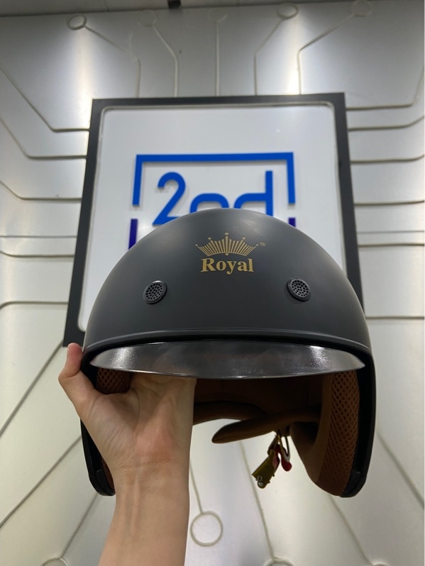 Nón Bảo Hiểm Royal M139 - Size XL(59-60cm) - Màu đen - Ngoại hình: 98% - Body