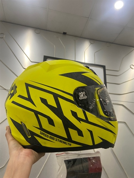 Nón bảo hiểm Speed Strength-SS700 Hanmer Down Helmet ( DOT ) - Size L ( 59-60cm) - Màu vàng - Ngoại hình: 98% - Mốc nổi sừng, tróc đệm dưới - Body 2
