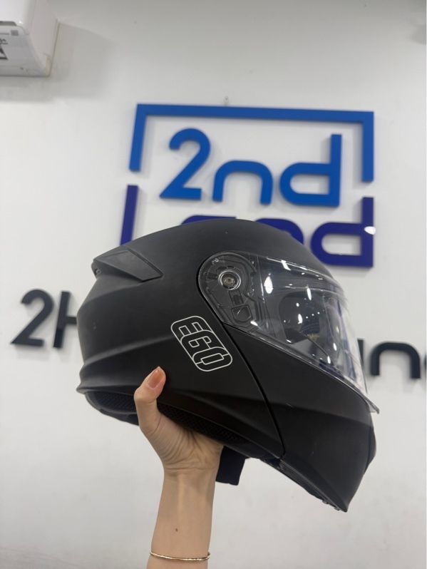 Nón Fullface Ego E91 - size XXL - 2 kính - Màu đen - Ngoại hình 98% - Body