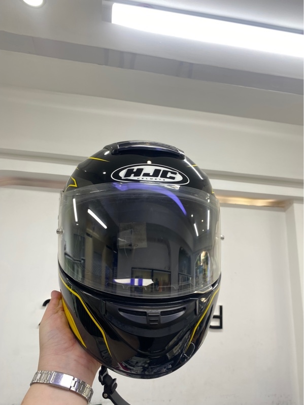 Nón Fullface HJC Cool Ultron - Size M 57-58cm - Màu đen vàng - Ngoại hình 97% - Body