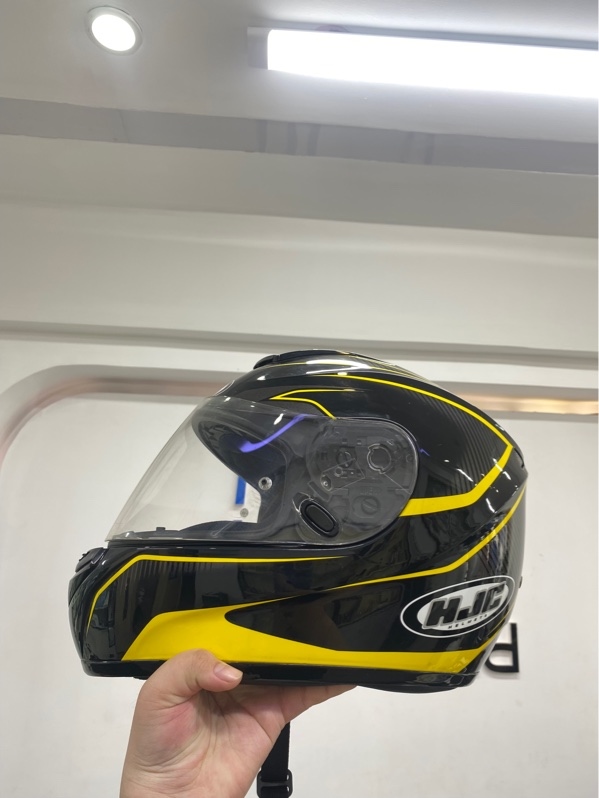 Nón Fullface HJC Cool Ultron - Size M 57-58cm - Màu đen vàng - Ngoại hình 97% - Body