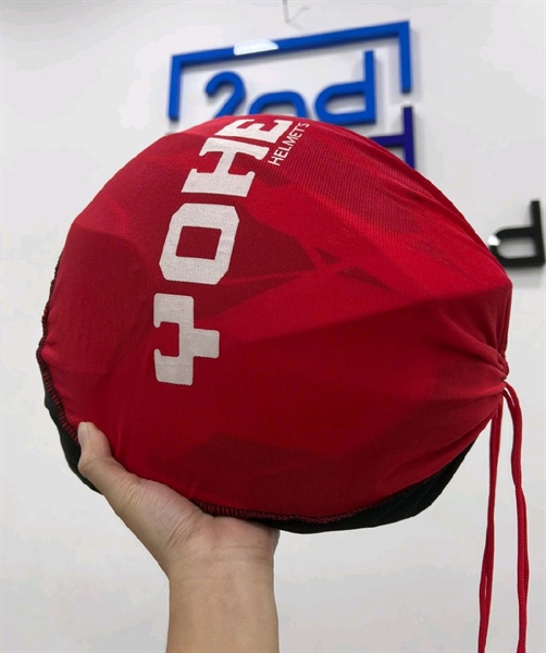Nón Fullface lật hàm Yohe 935 SV - Size L - Màu trắng đen - Ngoại hình 98% - Kèm túi 3