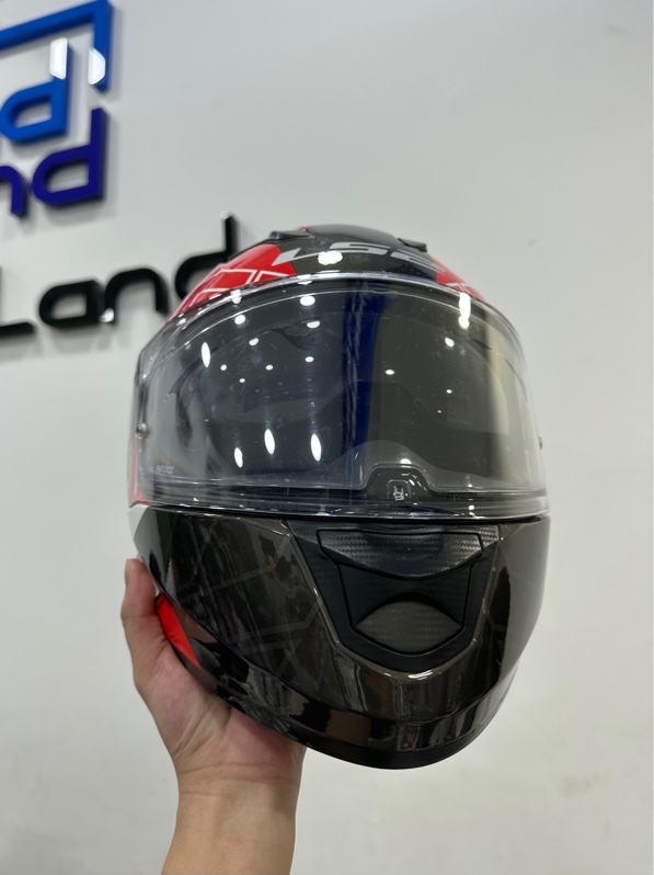 Nón Fullface LS2 FF320 Stream Evo KUB - Size XXL - Màu đỏ đen - Ngoại hình 97% - Trầy cấn dính keo - Body