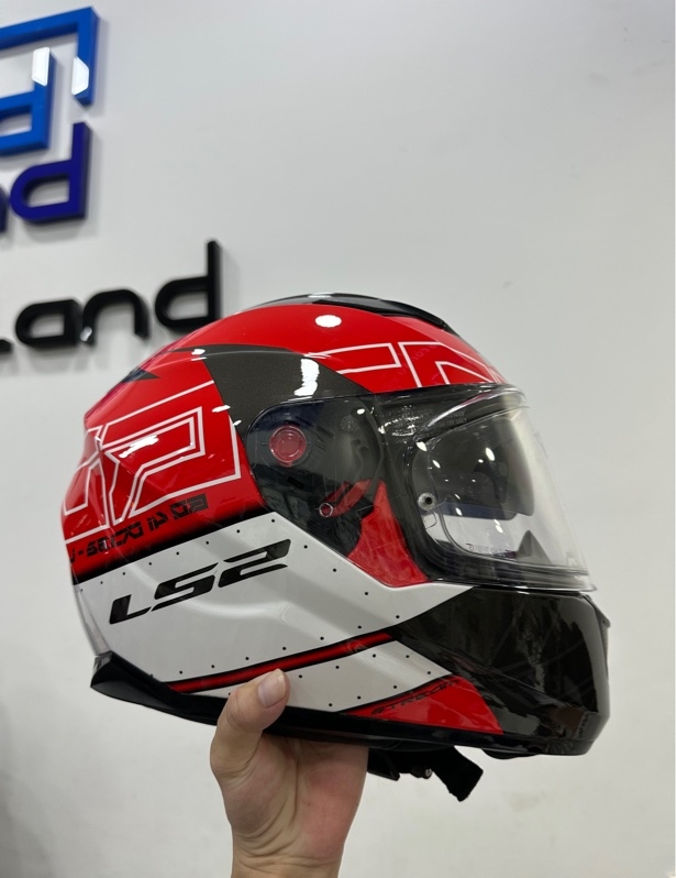 Nón Fullface LS2 FF320 Stream Evo KUB - Size XXL - Màu đỏ đen - Ngoại hình 97% - Trầy cấn dính keo - Body