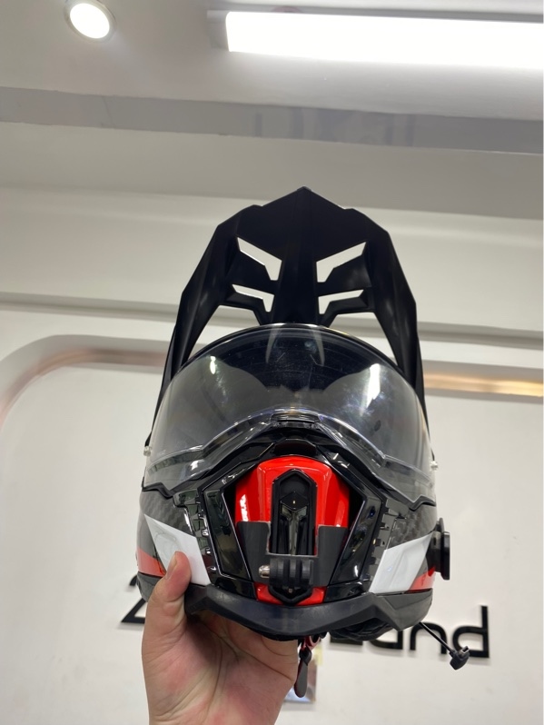 Nón Fullface LS2 MX701 Explorer Carbon - Size XXL - Màu đỏ titan - Ngoại hình 98% - Body