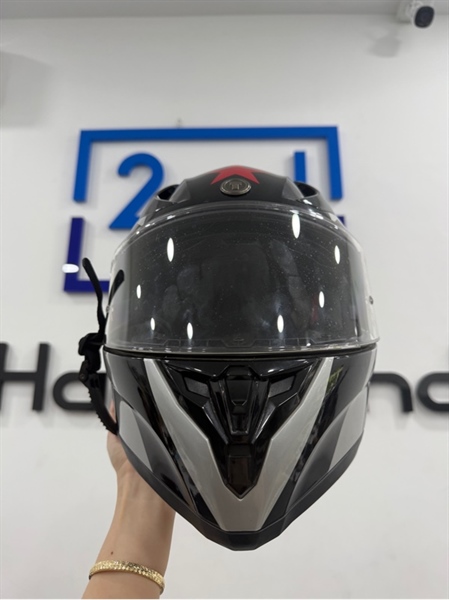 Nón FullFace POC-TORC T18 - Size L - Màu đen bạc - Ngoại hình 98% - Body 1