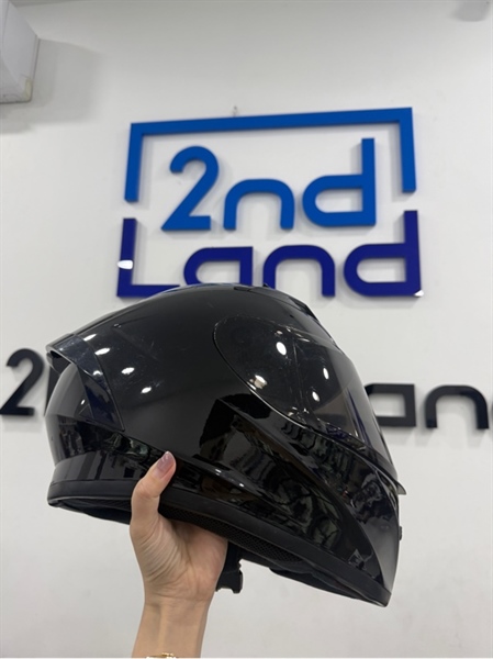 Nón Fullface ROC 01 - Màu đen - Ngoại hình 97% - Trầy xước , bể đuôi gió - Kèm túi 1