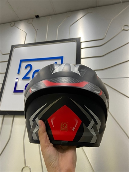 Nón FullFace Royal M266 - Size XL - Màu đỏ - Ngoại hình: 98% - Trầy nhẹ - Body 2