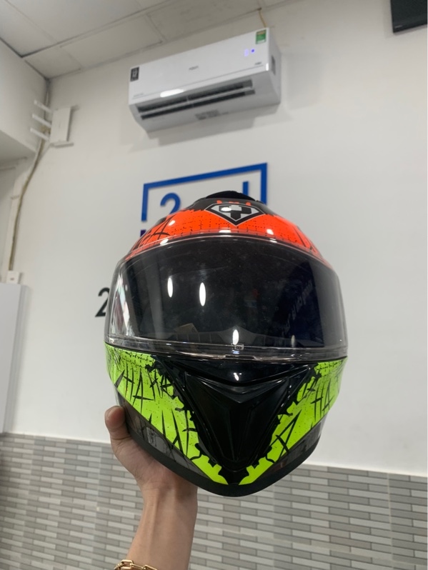 Nón fullface Yohe 981 Joker - Size S - Màu xanh đen - Ngoại hình: 97% - Body
