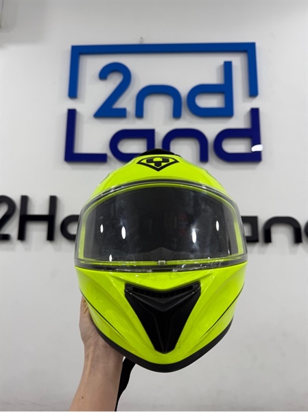 Nón FullFace Yohe 981 - Size M - 2 kính (kính ngoài trong suốt) - Màu xanh - Ngoại hình 98% - Body