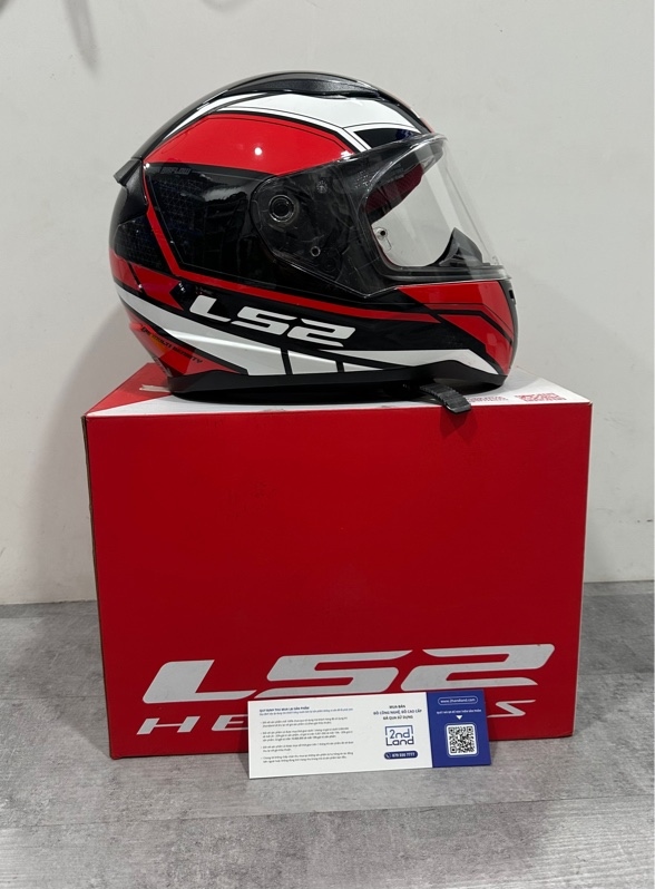 Nón LS2 FF353 Rapid Infinity - Size M - Màu đỏ đen - Ngoại hình 97.5% - Fullbox