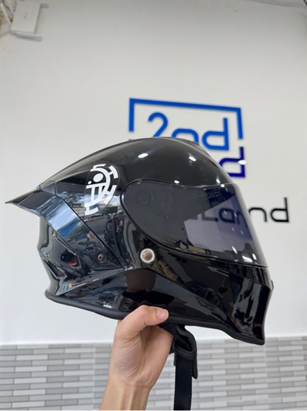 Nón Poc Revc - Màu đen - Ngoại hình 97% - Body, kèm 1 kính dự phòng, đệm dự phòng