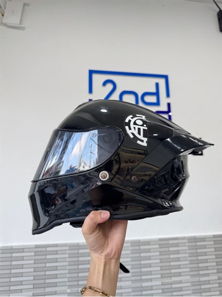 Nón Poc Revc - Màu đen - Ngoại hình 97% - Body, kèm 1 kính dự phòng, đệm dự phòng 2