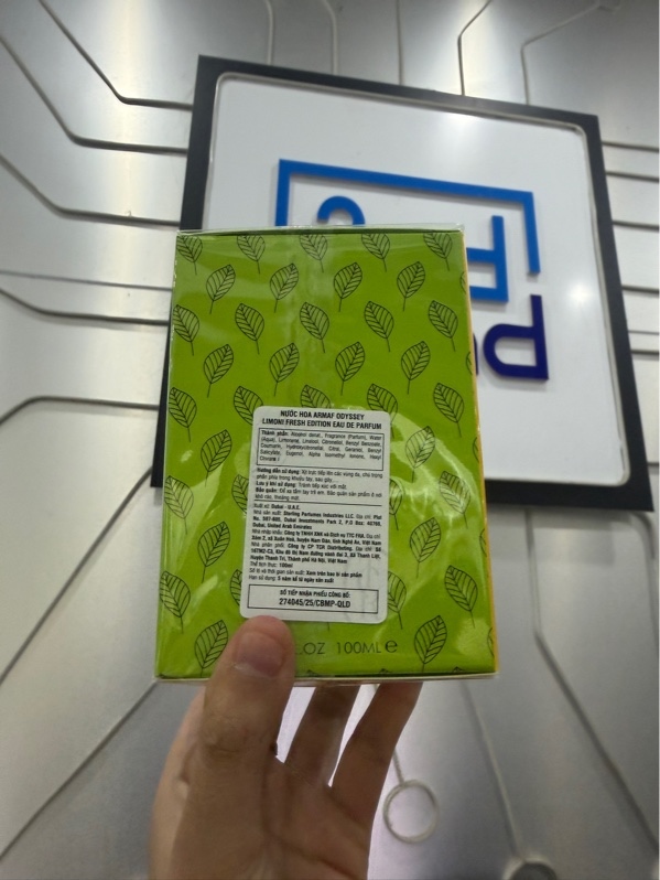 Nước hoa Armaf Odyssey Limoni Fresh Edition - Eau De Parfum - 100ml - Newseal