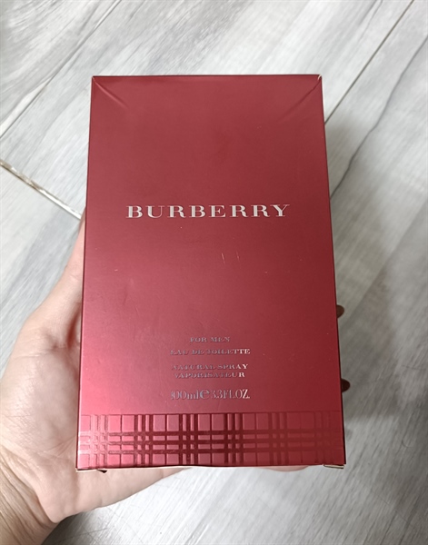 Nước hoa Burberry For Men EDT - 100ml - Fullbox