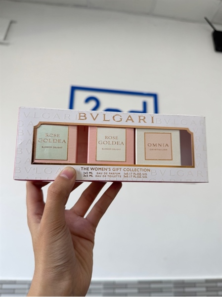 Nước hoa BVLGARI The Women Gift Collection x3 chai - 5ml